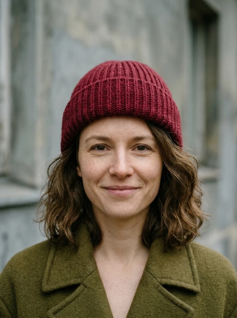 After: AI beanie styling